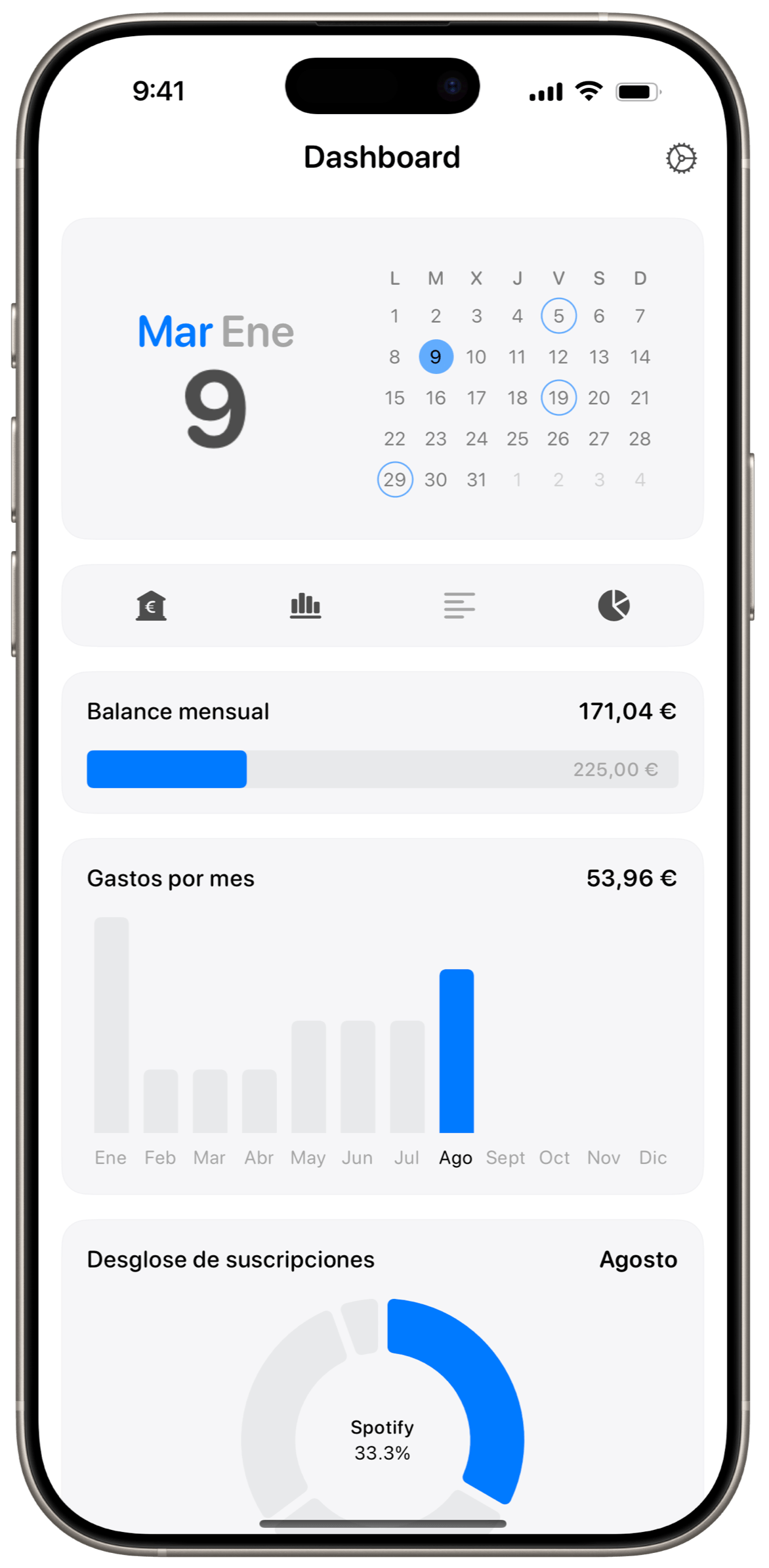 Dashboard preview