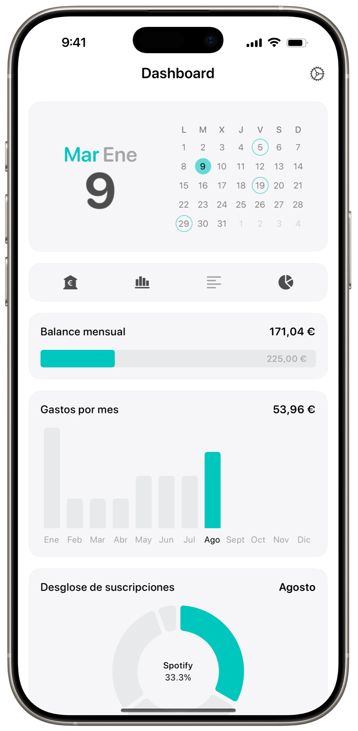 Dashboard preview