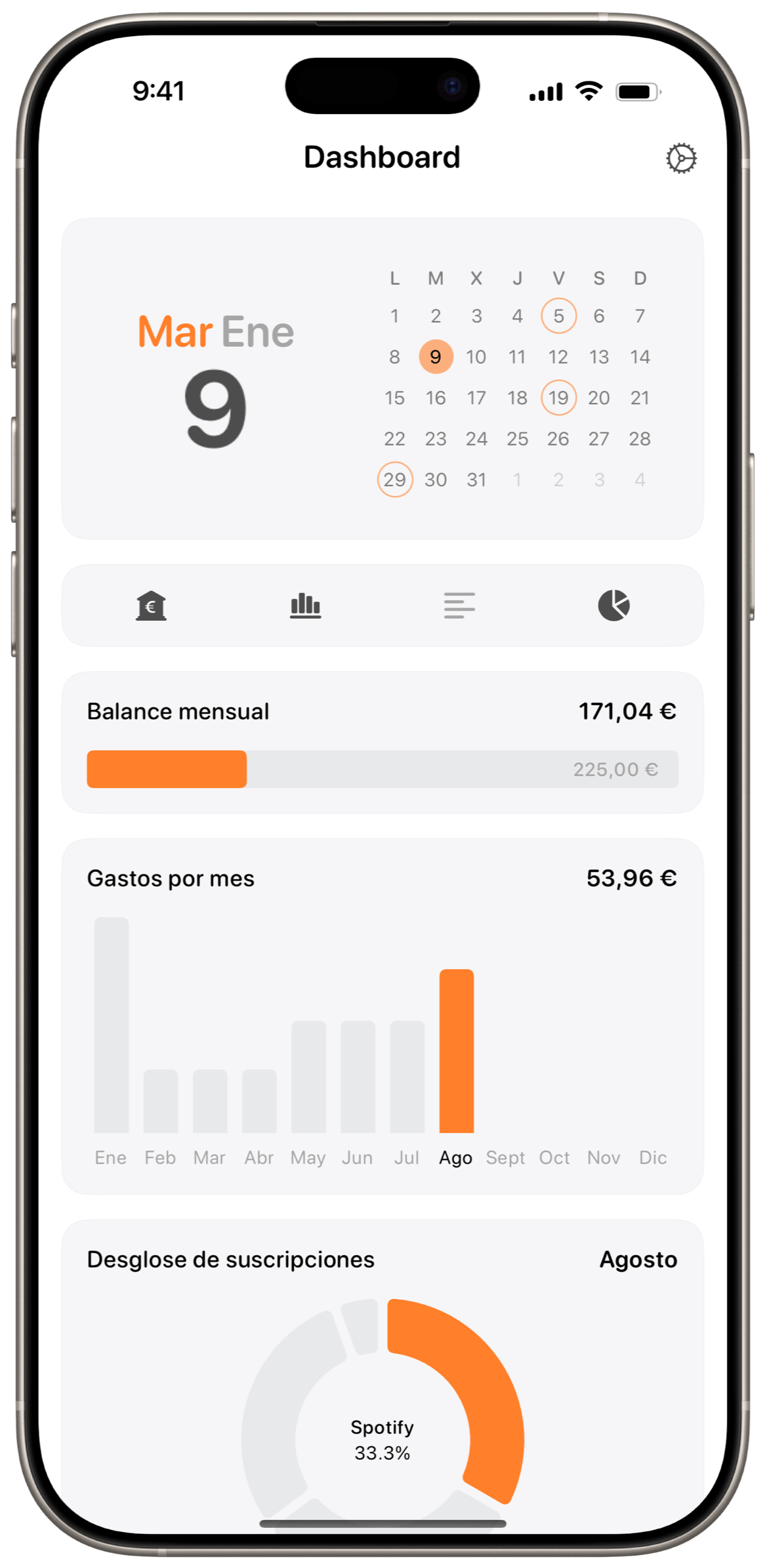 Dashboard preview