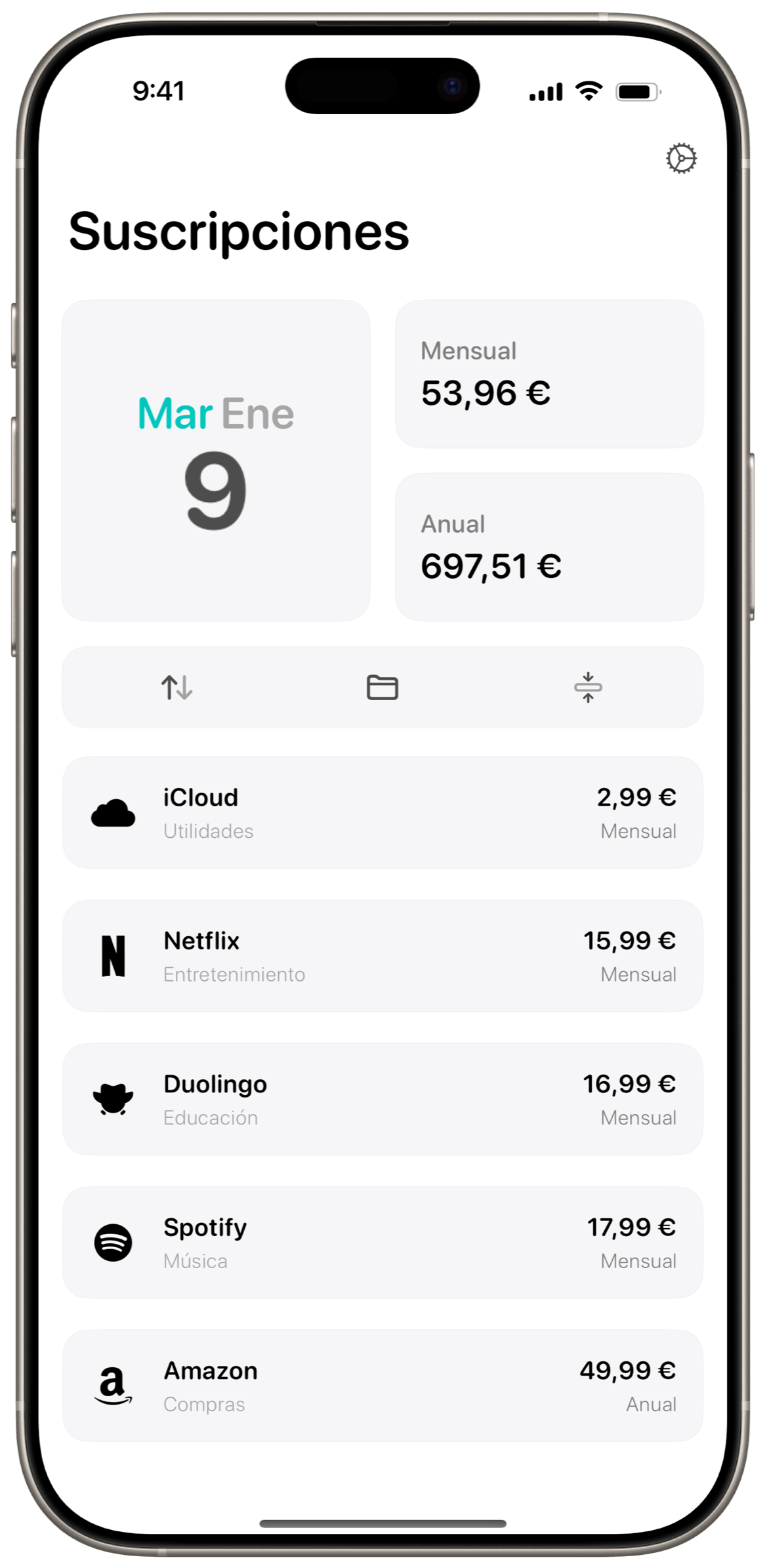 Tile App screenshot